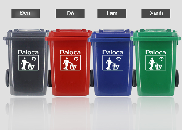 Mẫu thùng đựng rác dung tích 80L