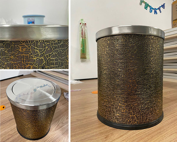 Hình ảnh chụp thật thùng rác của Hành Tinh Xanh