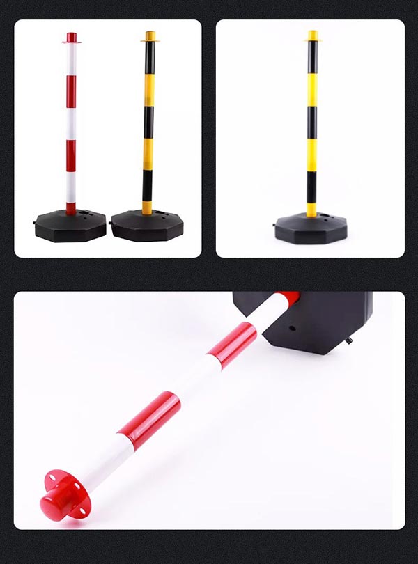 Thiết kế đẹp cùng màu sắc bắt mắt của trụ cảnh báo