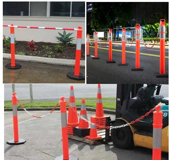 Thiết bị có công dụng cảnh báo, phân làn khu vực