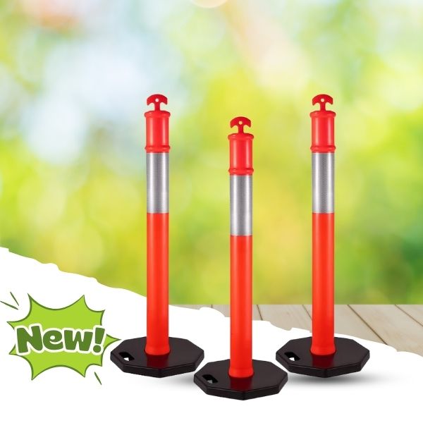 Cọc tiêu - trụ cảnh báo nhựa PE