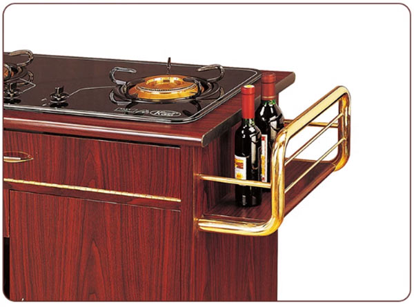 Tay đẩy sang trọng bằng inox mạ vàng