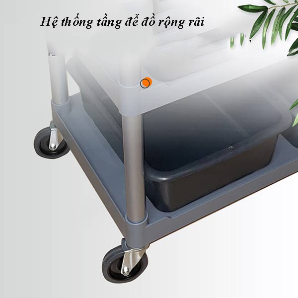 Di chuyển dễ dàng nhờ hệ thống bánh xe