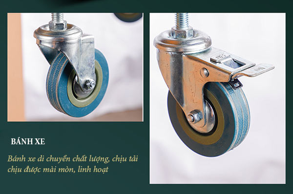 Thiết kế bánh xe chịu lực tốt