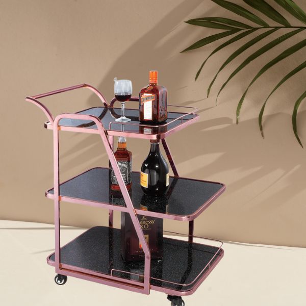 Xe đẩy rượu giúp không gian kinh doanh sang trọng hơn