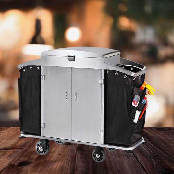 Xe làm buồng inox có cửa đóng mở