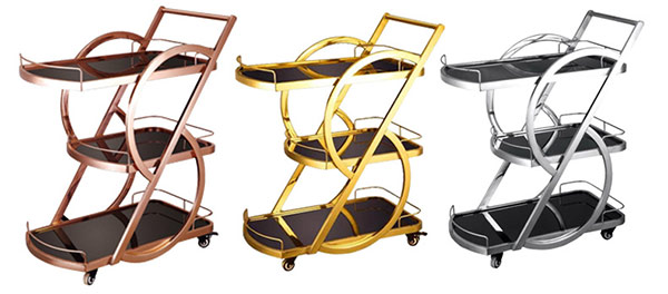 Xe phục vụ rượu đồ uống nhà hàng, khách sạn