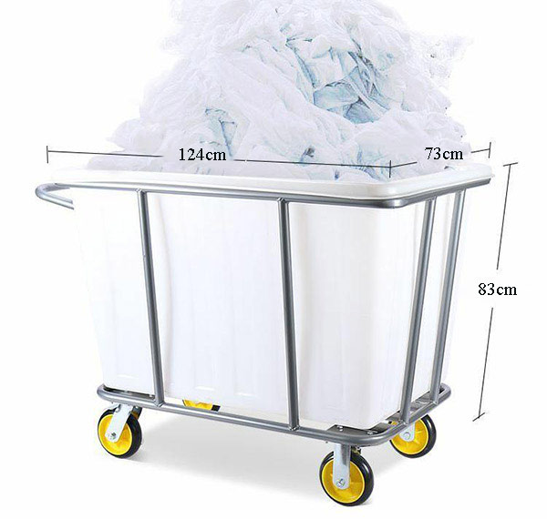 Kích thước xe đẩy giặt là bằng nhựa