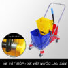 Xe vắt nước lau sàn nhà 60L - Xe vắt móp đôi 60 lít giá tốt nhất