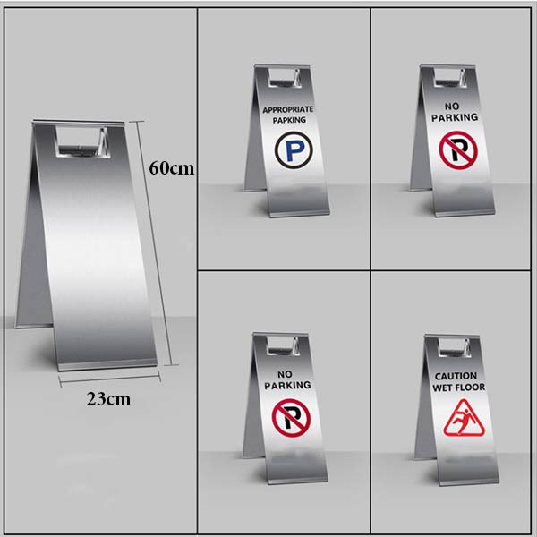 Kích thước và thông điệp in trên biển báo