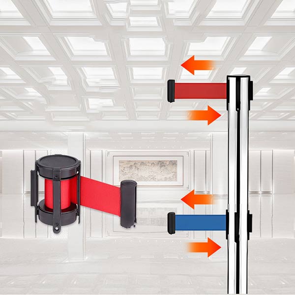 Trên thân cột chắn gắn 2 đầu dây