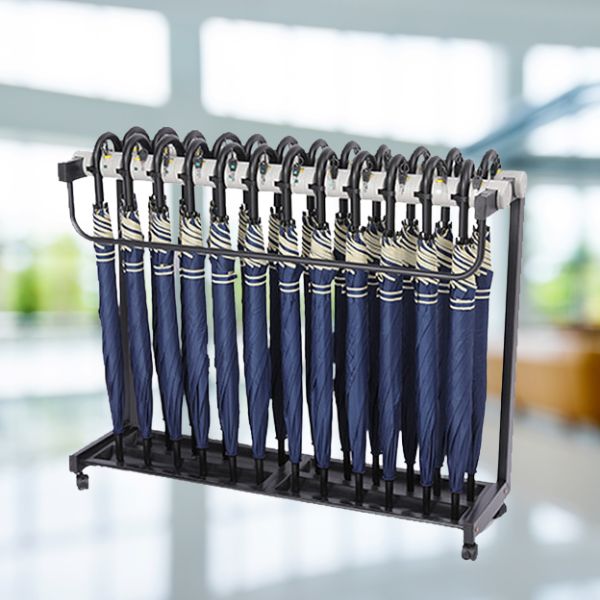 Mẫu giá treo ô nhiều đầu cắm phù hợp cho không gian rộng