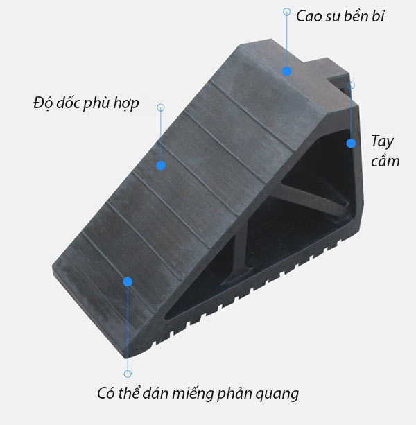 Các bộ phận cấu thành cục chặn cao su