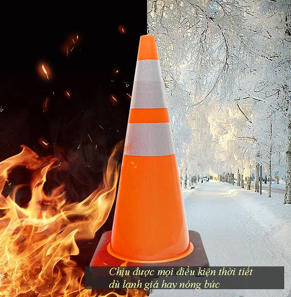 Mẫu cọc tiêu cảnh báo nhựa bền bỉ