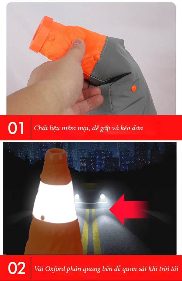 Đặc điểm của cọc tiêu nhựa gấp gọn