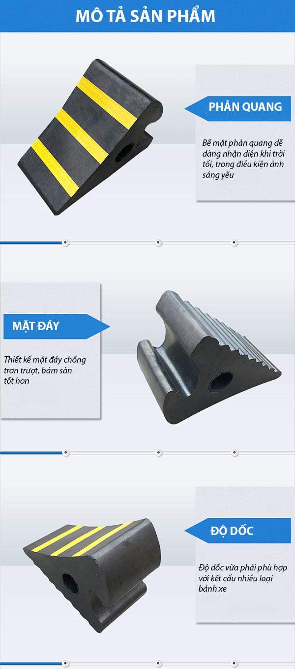 Khám phá đặc điểm thiết kế cục chặn lùi xe