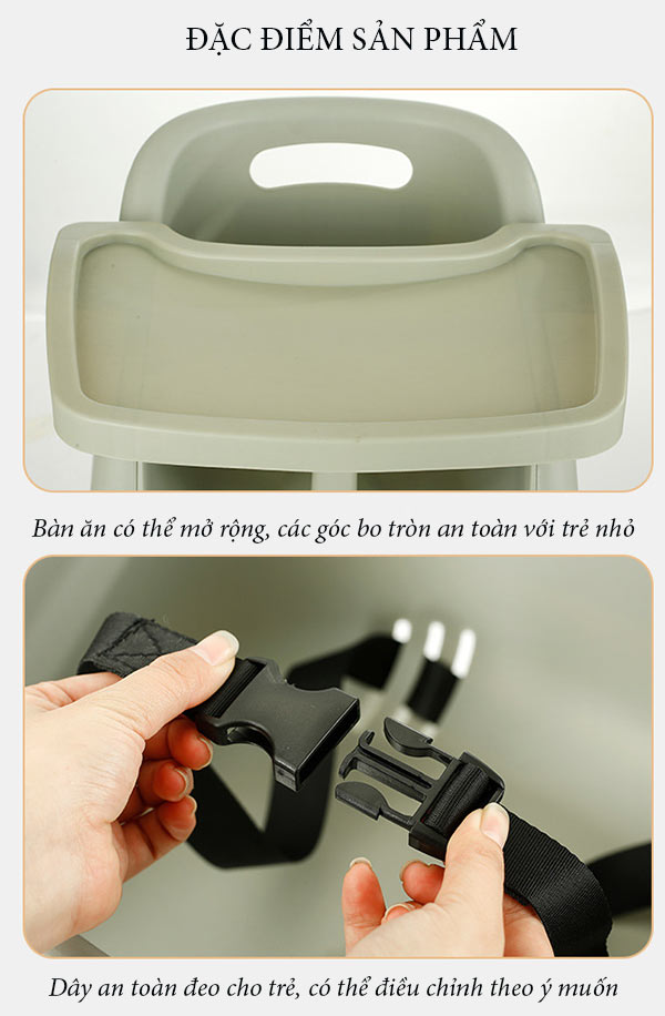 Đặc điểm của ghế ăn nhà hàng cho bé