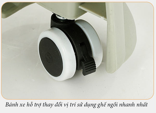Bánh xe giúp di chuyển nhanh chóng