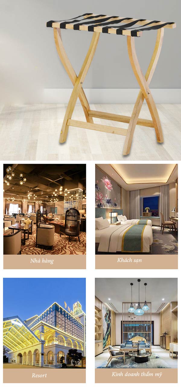 Các không gian sang trọng rất ưng ý mẫu kệ để vali này