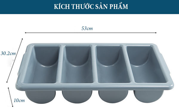 Tham khảo kích thước khay - rack đựng đũa thìa