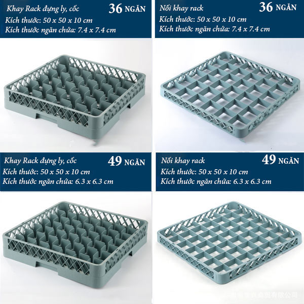 Đủ các kích thước / rack đựng với số lượng ngăn đa dạng
