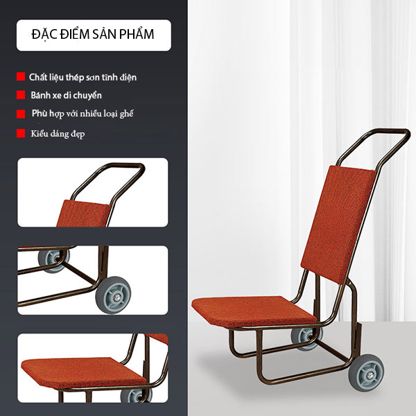 Đặc điểm cấu tạo xe vận chuyển ghế ngồi tiệc