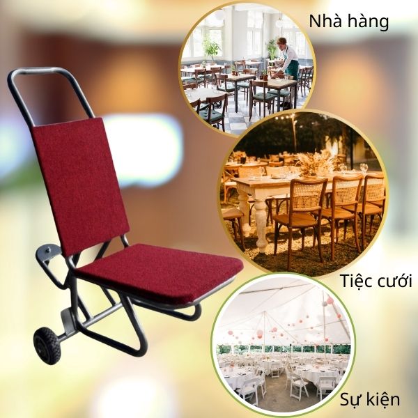 Các chuỗi khách sạn, nhà hàng nên trang bị xe vận chuyển ghế