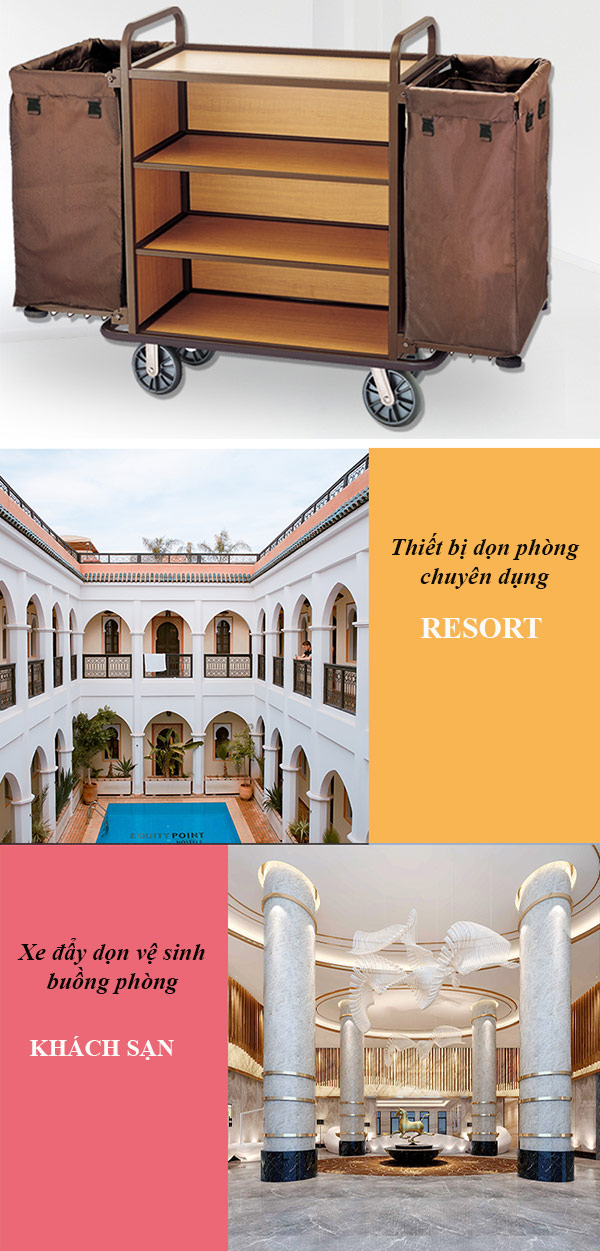 Không gian sử dụng: Phù hợp với resort, khách sạn hạng sang