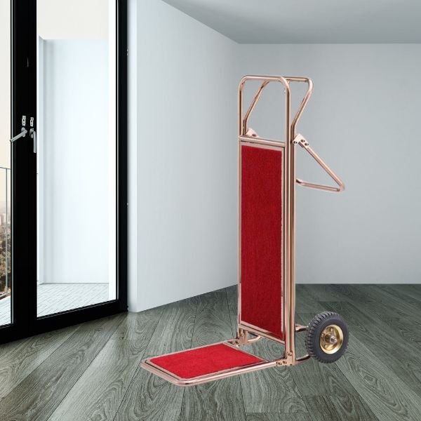 Mẫu xe kéo đẩy hành lý khách sạn phổ thông