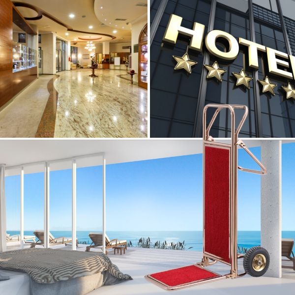 Mọi khách sạn đều cần xe đẩy hành lý này