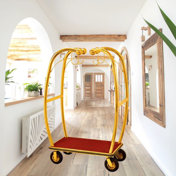 Xe inox vận chuyển hành lý cỡ lớn