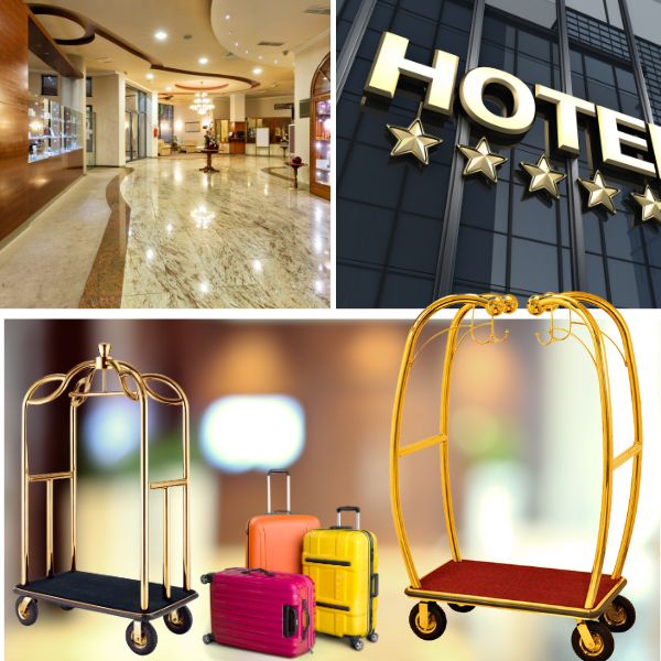Hành Tinh Xanh uy tín cung cấp xe đẩy hành lý khách sạn