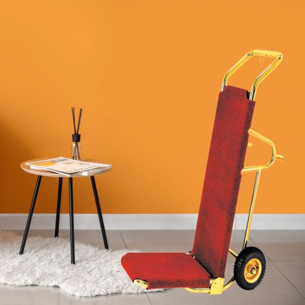 Mẫu xe đẩy chữ L vận chuyển hành lý, vali