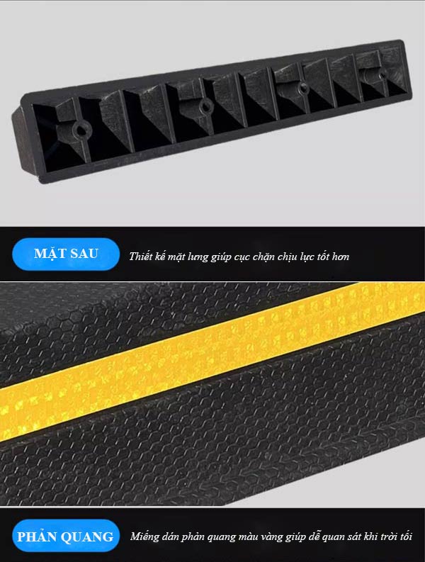 Đặc điểm của thanh cao su chèn bánh xe