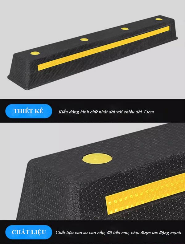 Đặc điểm của thanh cao su chèn bánh xe