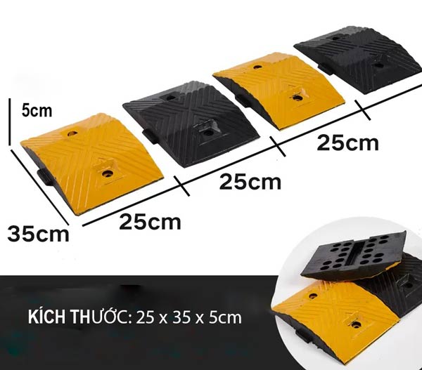 Tham khảo kích thước gờ giảm sốc cho ô tô, xe máy