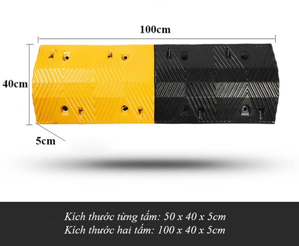 Tham khảo kích thước mẫu gờ giảm tốc giao thông đường bộ