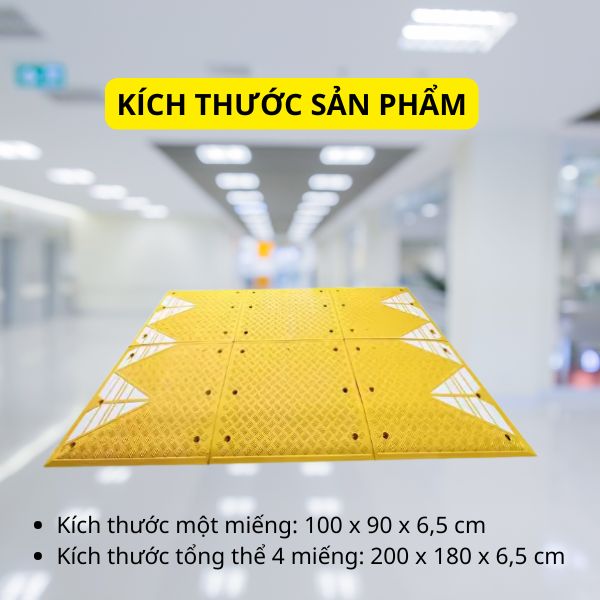Kích thước theo từng tấm và có thể ghép nhiều tấm với nhau