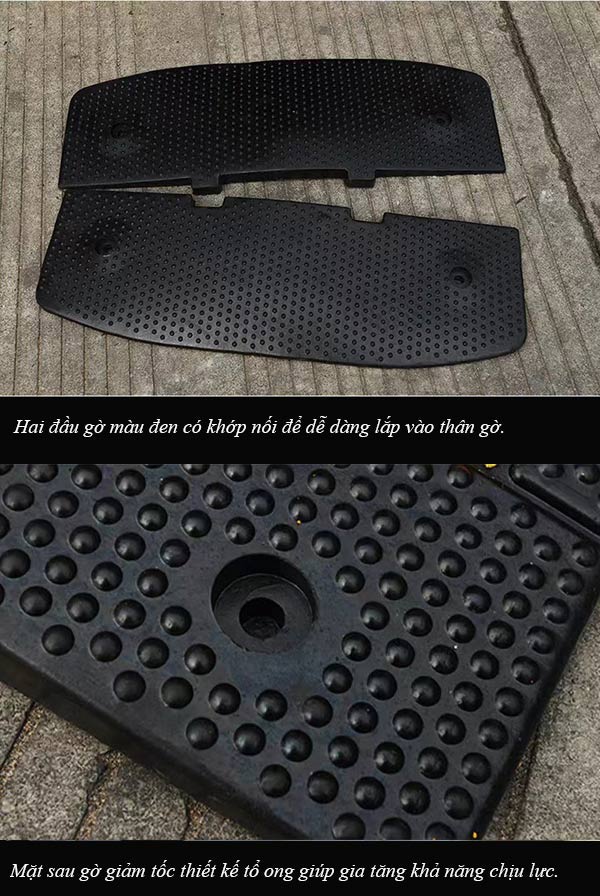 Đặc điểm gờ giảm tốc độ đường phố