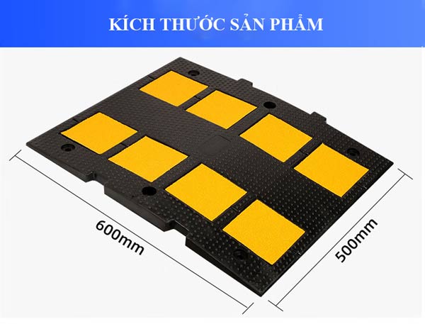 Kích thước chuẩn của gờ giảm tốc