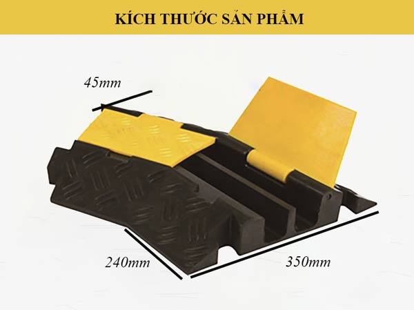 Chi tiết kích thước gờ giảm tốc