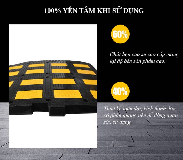 Hành Tinh Xanh đảm bảo chất lượng gờ giảm tốc