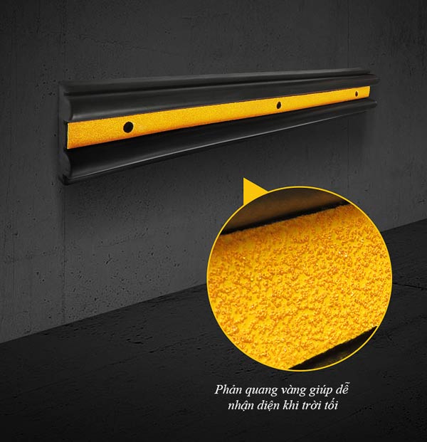 Bề mặt phản quang hỗ trợ quan sát khi trời tối