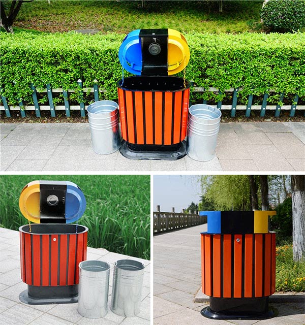 Hành Tinh Xanh cung cấp thùng rác bằng nhựa giả gỗ hàng loại 1