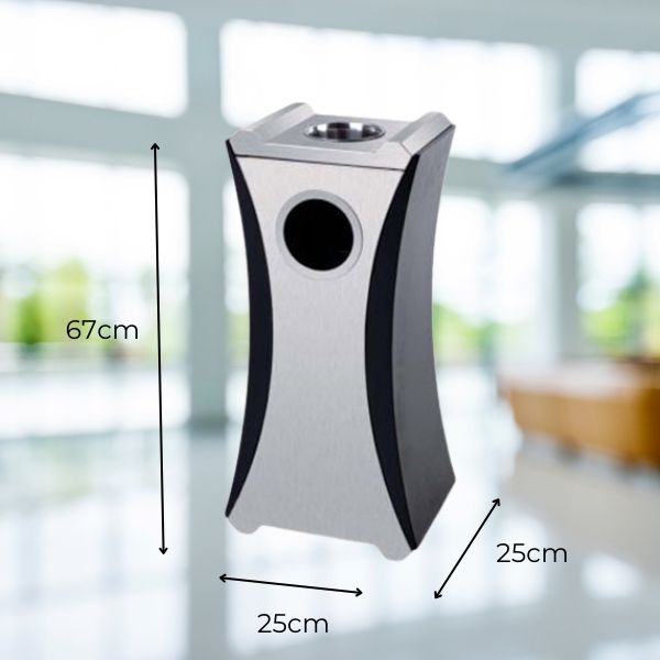 Kích thước thùng rác cao cấp chuyên đặt tiền sảnh