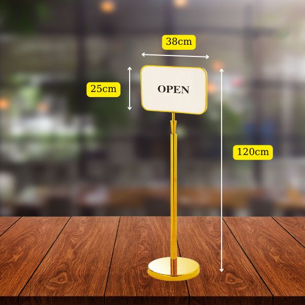 Kích thước cụ thể bảng thông tin