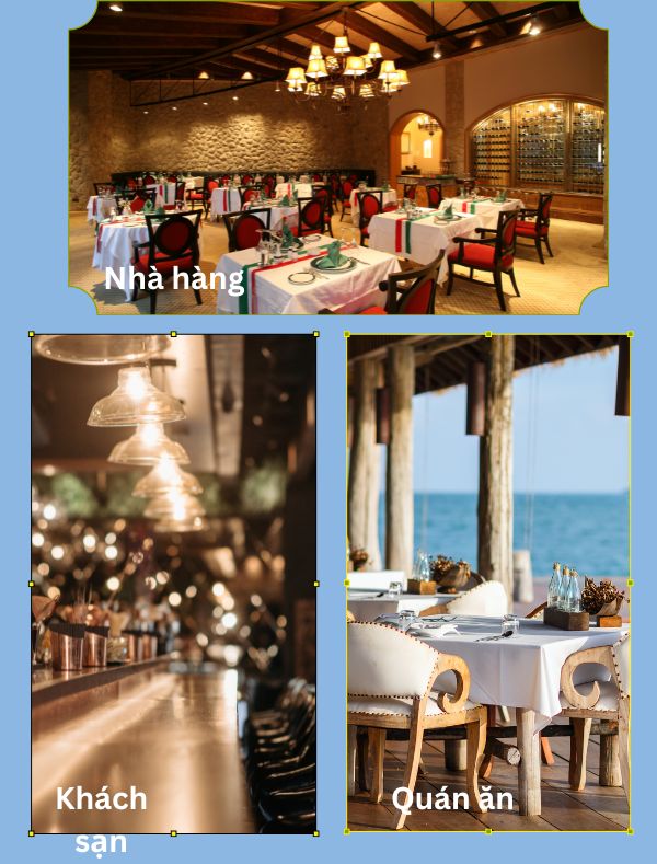 Mẫu Bảng menu chỉ dẫn cao cấp phù hợp cho không gian sang trọng