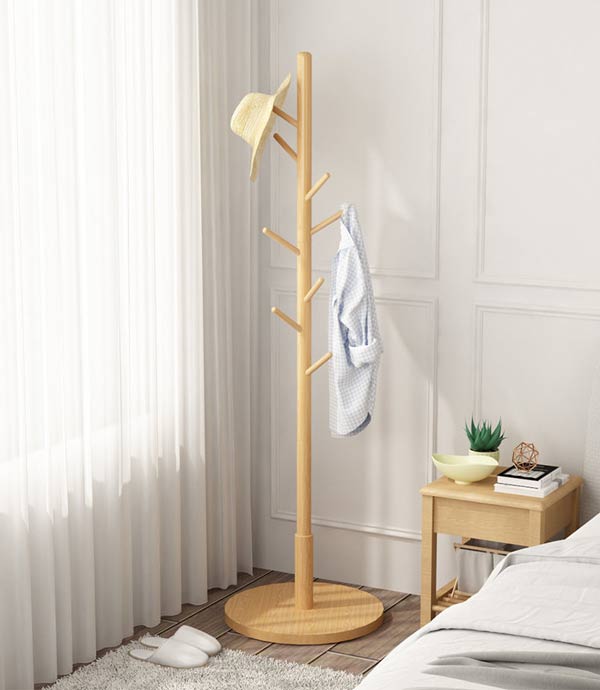 Cây treo đồ đơn giản, decor phòng cực đẹp