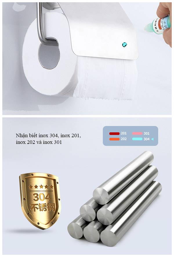 Hành Tinh Xanh cam kết chất liệu inox là cao cấp