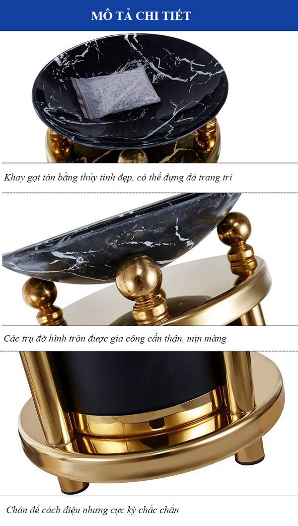 Đặc điểm thiết kế của thùng rác có khay thủy tinh